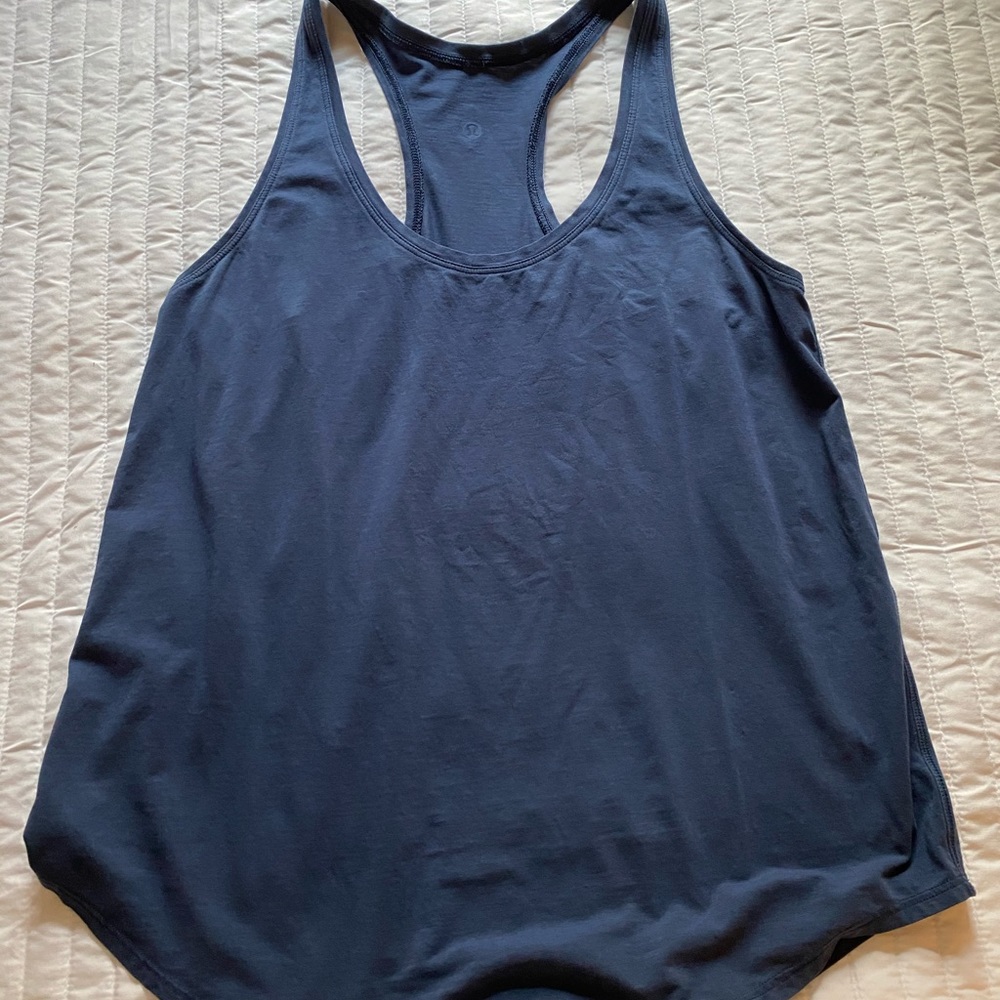 Navy lululemon tank size 8